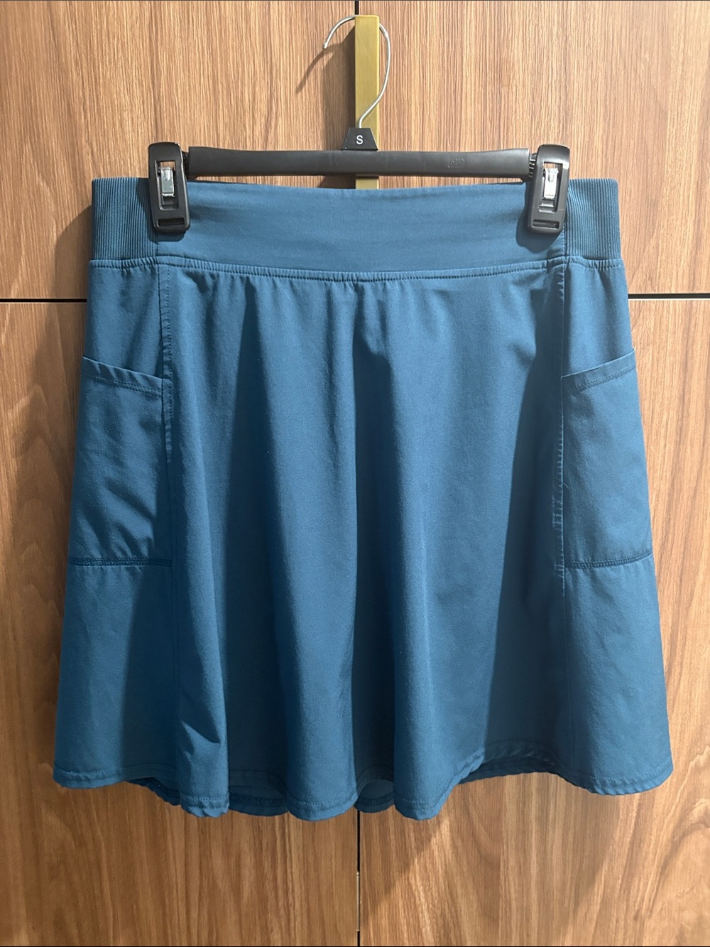 Teal Circle Skort with Pockets - Women M